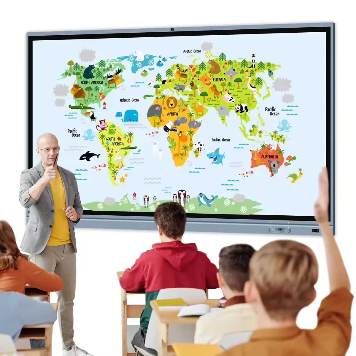 Okul dijital düz Panel çocuk ofis konferans beyaz tahta ekran parmak çoklu dokunmatik ekran akıllı sınıf interaktif beyaz tahta