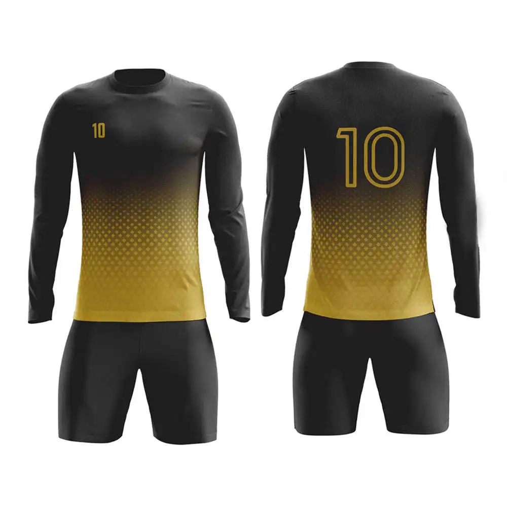 Спортивная тренировочная красочная пустая Униформа с индивидуальным логотипом, высокое качество, на заказ, с длинными рукавами, стиль, сублимационный комплект футбольной формы