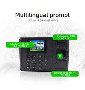 EBKN <strong>Excel</strong> Export Time Recording Fingerprint Reader and Fingerprint Attendance Clock in and Out Machine for Employees - Product Image 2