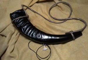 แตรกระทุ้งขัดเงาธรรมชาติงานหัตถกรรมอินเดียงานฝีมือของฮอร์น shofar สำหรับศาสนาชาวยิวปีใหม่จากอินเดียอาเกต - Product Image 6