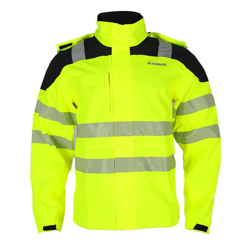 Construction Working High Visibility Security Jacket Reflective Strip Cotton&Polyester Safety Reflective Jackets