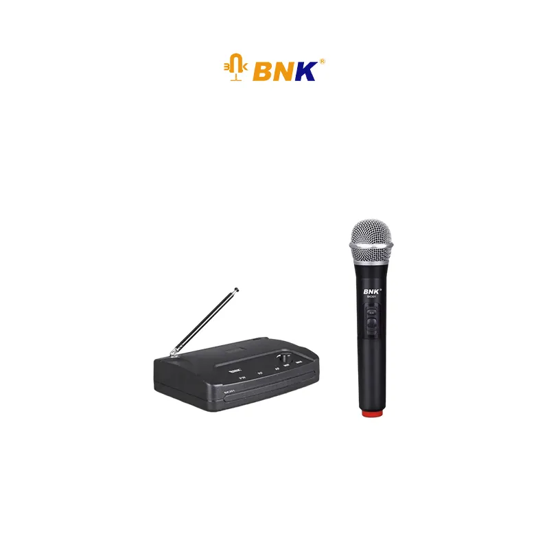 BNK-mezclador de Audio con antena Uhf para Karaoke, micrófono inalámbrico