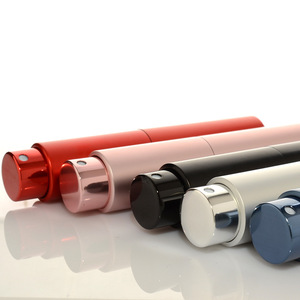 Cổ 10ml <span class=keywords><strong>x</strong></span>ách tay vàng đen Matte nhôm kim loại Twist Up decant Refill bơm lại nước hoa <span class=keywords><strong>Atomizer</strong></span> bơm phun chai - Product Image 2