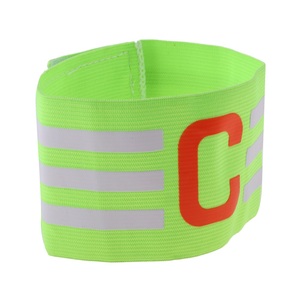 Banda elástica ajustable gancho y lazo personalizado impreso fútbol capitán brazalete Accesorios - Product Image 2