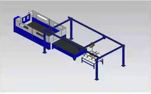 Cargador automatizado para cortadores láser móviles-Sistema de manipulación de láminas de metal de precisión - Product Image 5