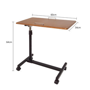 Mesa auxiliar de sofá de escritorio para ordenador portátil ajustable en altura multifuncional, mesa de ordenador portátil extraíble para uso en sala de estar y dormitorio