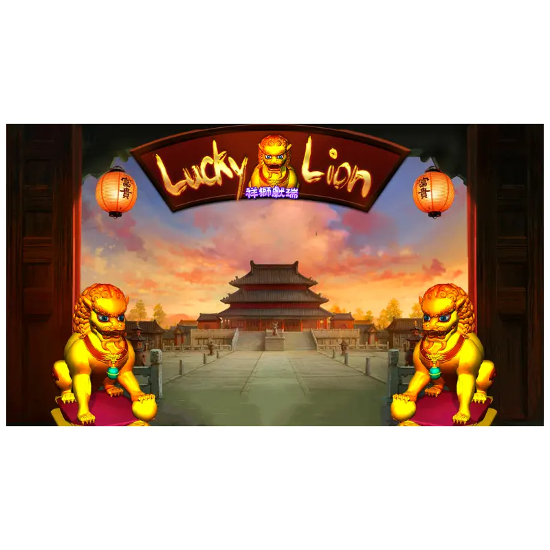 Hot Happy New Year Lucky Lion JQK version dual screen touch screen Link Coin operated Game Board