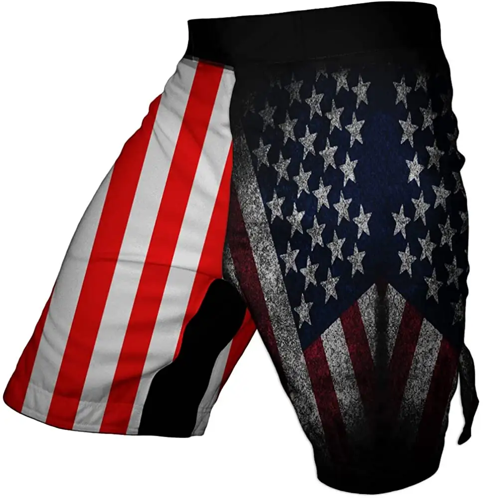 Shorts de mma muay thai feito sob encomenda, calções de subolmação de basquete oem muay thai, confortáveis feitos em alta qualidade