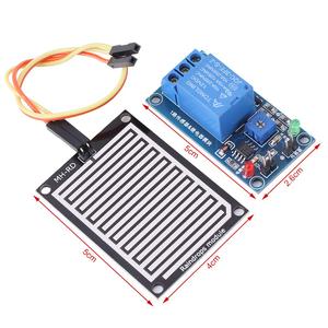 Regentropfen sensor 12V Regen erkennungs modul Einstellbares Regensensor-Regler relais zur Wetter überwachung