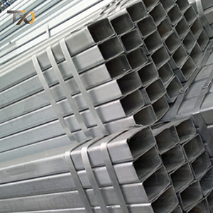 Q235B Q195 Hot Dipped Andaimes Tubo galvanizado quadrado retangular Steel Tube <span class=keywords><strong>Pipe</strong></span> para construção