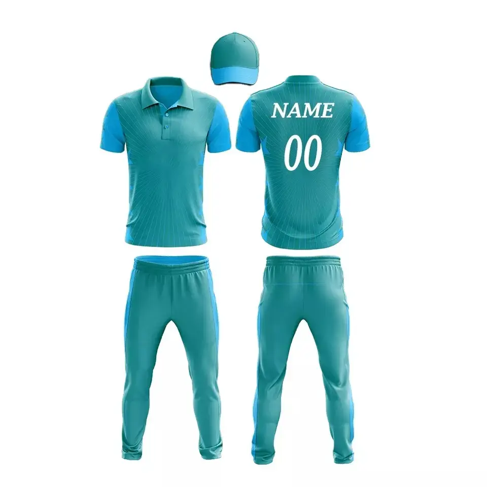 Yeni Model kriket desen özel tasarım kriket forması s kitleri süblimasyon 2023 özel süblimasyon kriket forması setleri