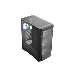 Vendita calda porta aperta pannello laterale in vetro temperato ATX Gaming Case con schermo Display LCD USB3.0 custodia del Computer - Product Image 5
