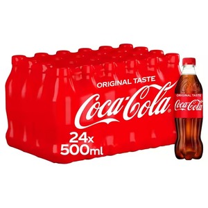 コカ・コーラオリジナル味500mlボトル24パックドイツコーヒー味炭酸塩パッケージ