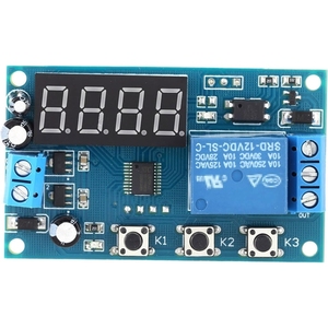 YYA-1 DC5V релейный модуль светодиодный дисплей 3 кнопки ключ 4 цифровой трубки таймер задержки автоматический контроллер для PLC выделенный - Product Image 1