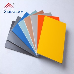 Außenwand verkleidung Gebürstetes Kupfer Holz Finish Aluminium Verbund platte für Dekorationen