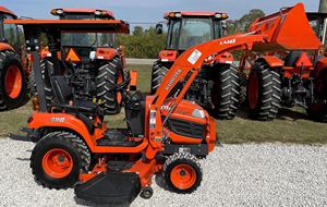 קובוטה BX2360 23HP מיני טרקטור עם מכסחת מכסחת ומטעין קדמי לטרקטור