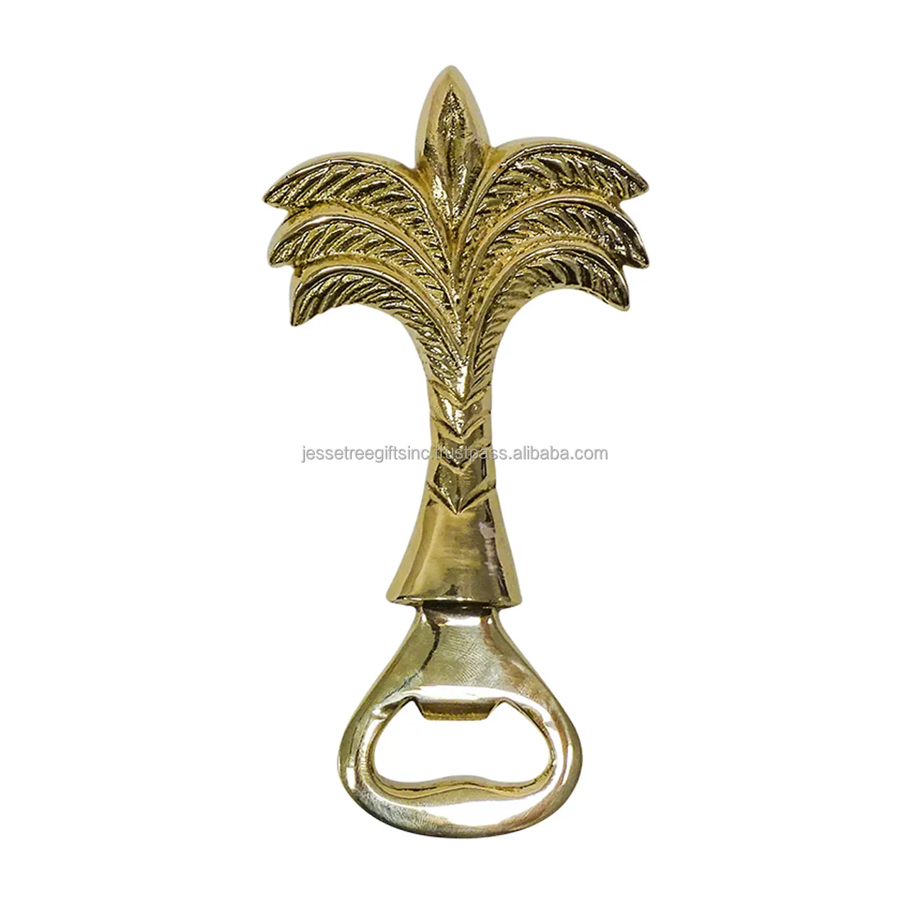 Metal Bottle Opener With Shiny Polish Finishing Tree Shape Handle Embossed Design Excellent Quality For Opener Wholesale Price