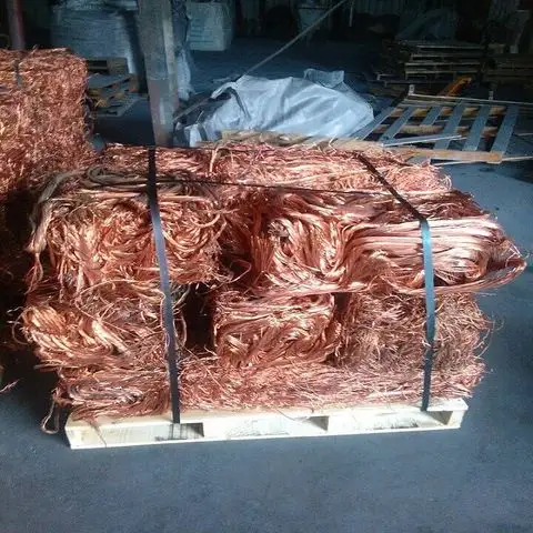 Cooper Wire Scrap Grade y 99.95% Cu(Min) chatarra de cobre a granel para chatarra de alambre