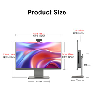 Ordenador todo en uno AIO original de fábrica, PC todo en uno de 27 pulgadas, PC Intel Core i7 i9 64GB, PC Barebone de oficina con cámara - Product Image 6