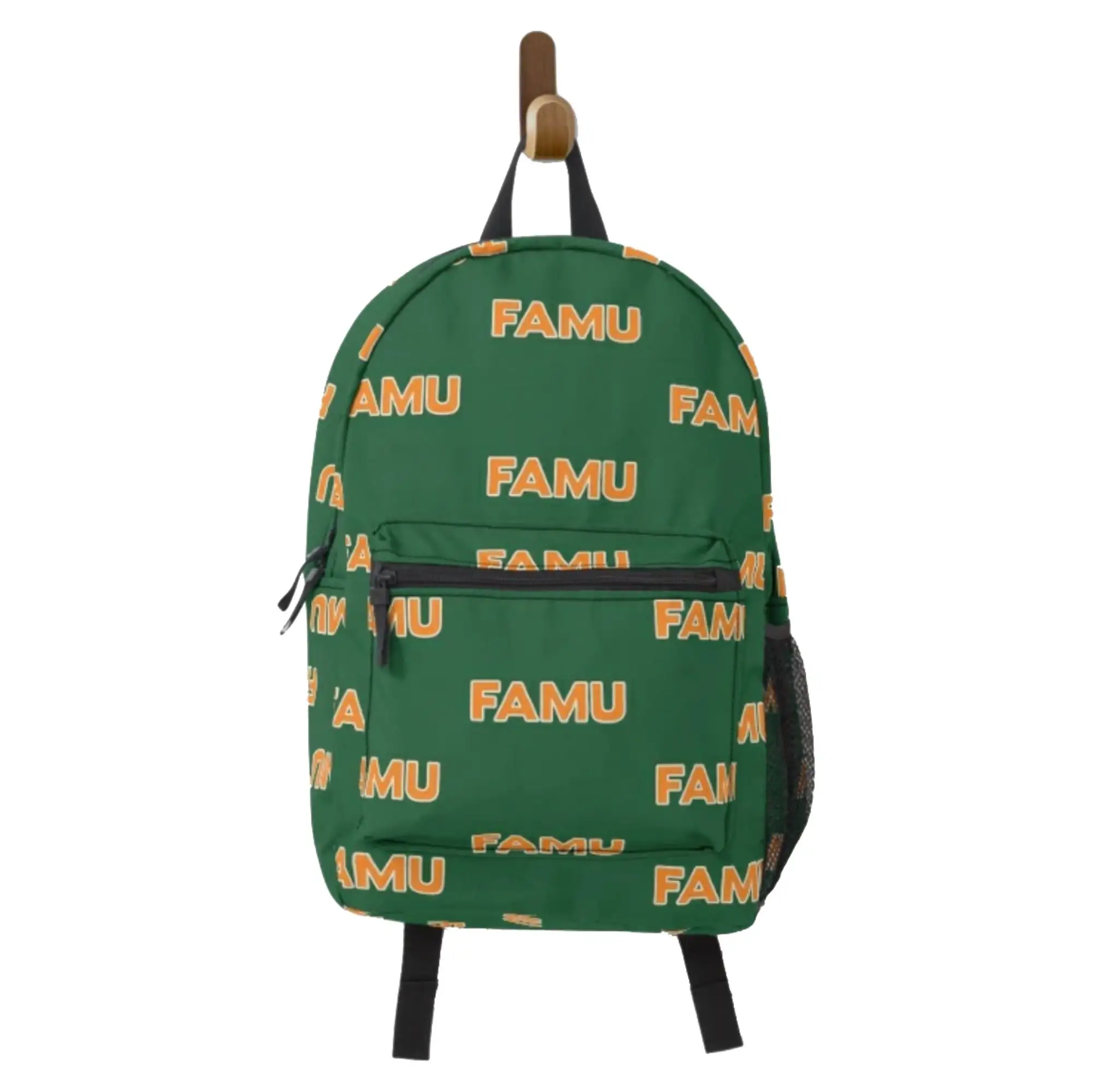 FAMU Florida turuncu ve yeşil A & M gurur Rattler büyük harfler sırt çantası