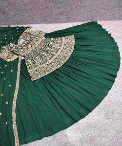 Party Wear Collection Top + Sharara Lowest Price Market Surat Gujarat Ethnic <strong>India</strong> Garment Alphanumero - Product Image 3