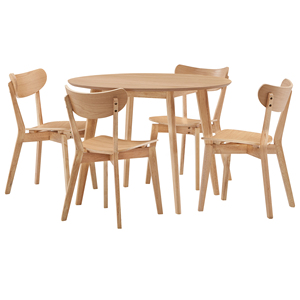 Minimalist Set Dining Table Solid Teak Wood for Patio Park Garden Outdoor Furniture Best Quality - <strong>Kana</strong>