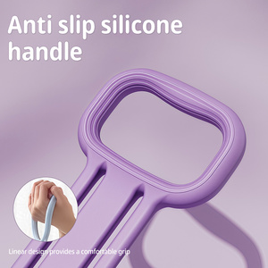 Wholesale Customizable Logo Workout Set Thick Silicone Yoga Stretch Strips and <strong>Exercise</strong> Resistant <strong>Bands</strong> with <strong>Loops</strong>