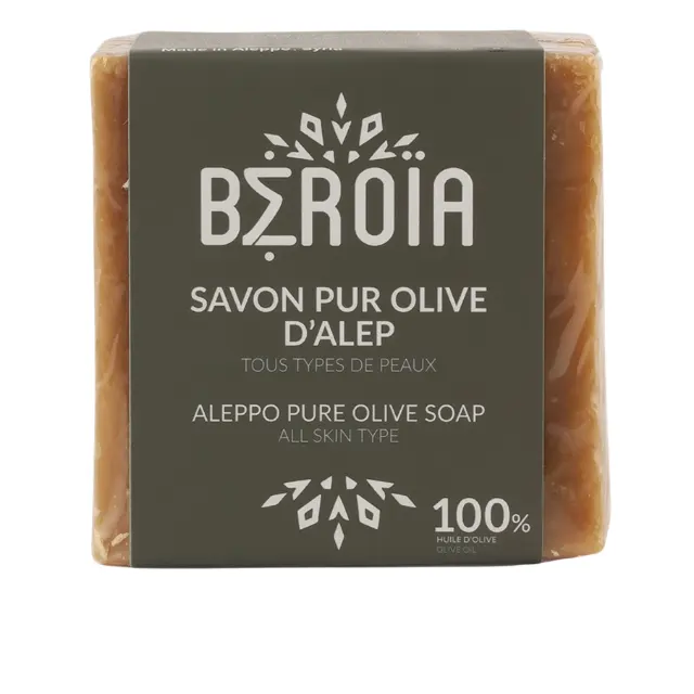 Aleppo sapone solido puro 100% d'oliva olio d'oliva 200g sapone per il viso e per i capelli sapone sgrassante pulisce e nutre