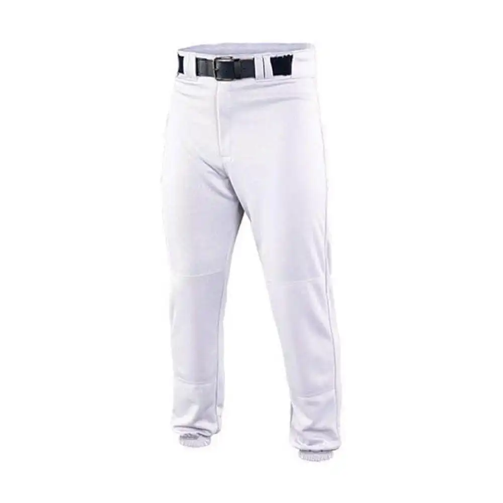 Pantalones de béisbol para hombre de alta calidad, ropa de béisbol y softbol, puño elástico acanalado hecho a medida, longitud media pantorrilla, nombre de equipo personalizado