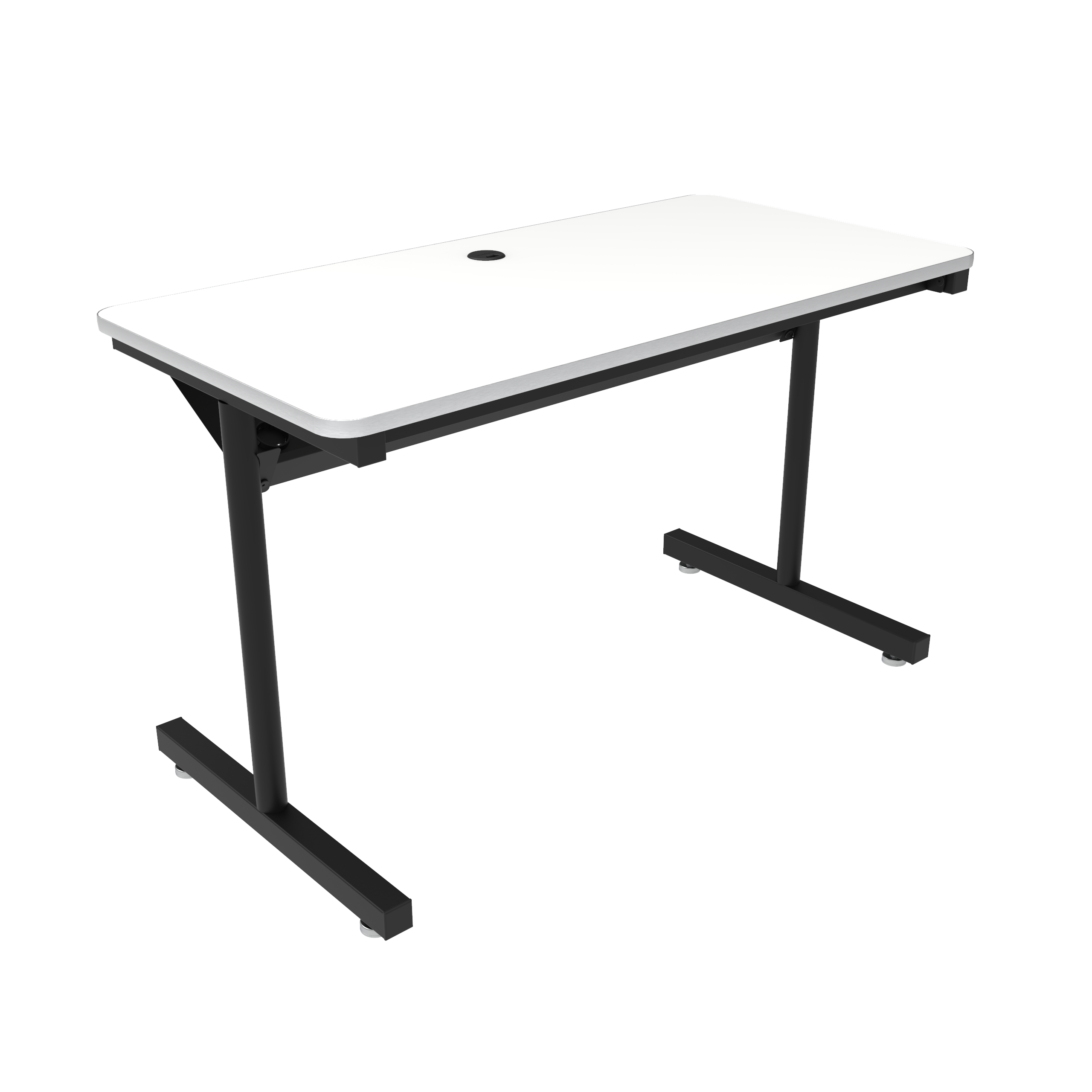 White Surface/ Black Frame