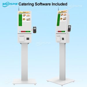 360SPB SFP21B 21,5 "LCD-Touchscreen Boden stehender Selbstbedienung kiosk für das Gesundheits wesen mit Catering-Software - Product Image 2