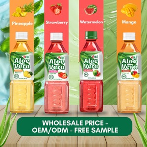 アロエベラジュースドリンクパルプ500ml VINUTベトナムメーカー-無料サンプル & プライベートラベルOEM/ODM - Product Image 2