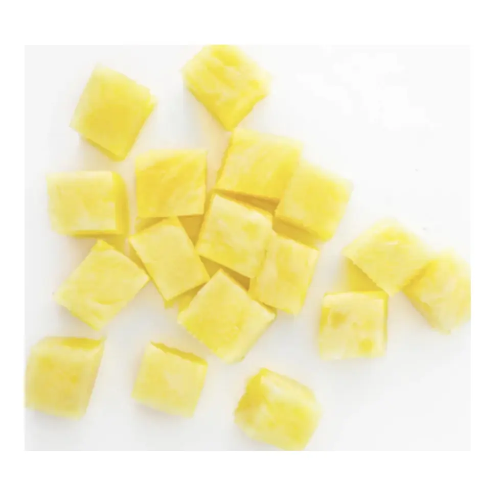 Personal Quick Frozen Diced Pineapple 10-15mm Fresh Ingredients Natural Flavor Natural Color From 99 Gold Data in Vietnam