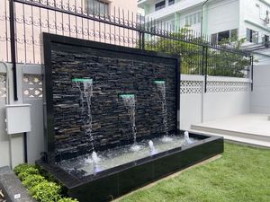 装飾用大理石の滝の噴水造園庭の装飾