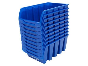フロントオープニングスタッキングウェアハウスビンプラスチックスタッカブルスモールパーツピック収納ボックスビン - Product Image 2