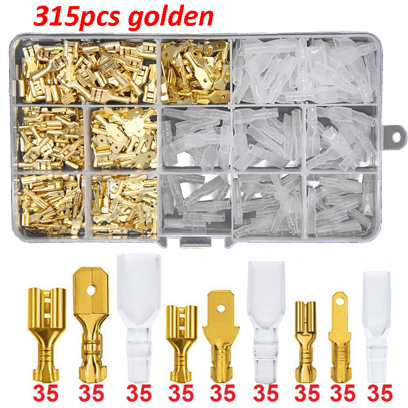 345pcs/box+Golden/silvery