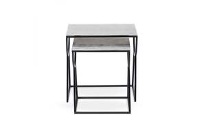 Muebles de sala de estar Mesa auxiliar de café rectangular Venta caliente de lujo Diseño de lujo Mesa de centro de metal multifuncional - Product Image 2