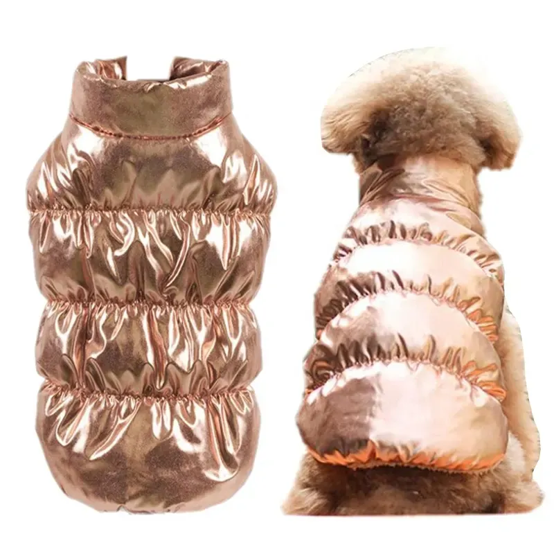 Cálido abrigo de lana de invierno para perros chaleco acolchado abrigo cachorro gato abrigos para mascotas ropa al por mayor chaquetas para perros 2023