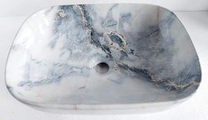 印度制造的多色浴室盥洗盆台面水槽提供现代设计和形状 - Product Image 6