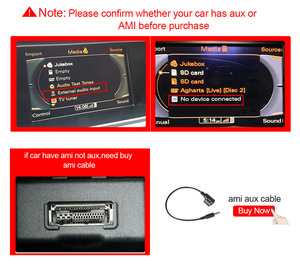 Navifly MNX8.8インチワイヤレスAndroidタッチスクリーン360パノラマカメラforAudi A4 2009-2016 with car play Android auto - Product Image 6