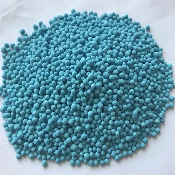 Fertilizante compuesto NPK de color azul de alto contenido de ventas OEM 15 15 15