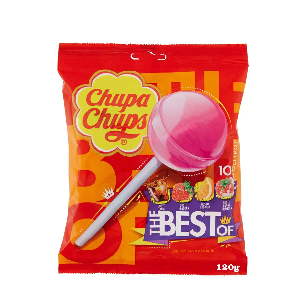 Chupa chupps 120G חבילת מגוון של המתיקות בכל הפופ