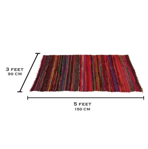 Nuova produzione di Design di vendita calda di tappeti per Area in cotone 100% tappeti indiani fatti a mano a basso costo