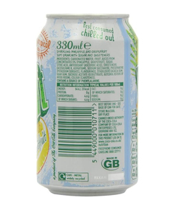 Lilt suyu toptan fiyat, tropikal tatma ananas ve turuncu köpüklü meşrubat dolum makinesi 330ml (X24 paket) toplu tedarikçisi