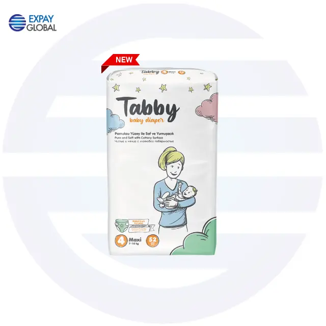 Tabby Jumbo pannolini per bambini nuovo di zecca: 4 52 pezzi Maxi