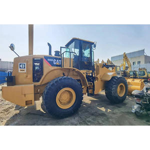 Iyi japon orijinal tırtıl makineleri kullanılan kedi 966H ön lastikli yükleyiciler satılık - Product Image 1