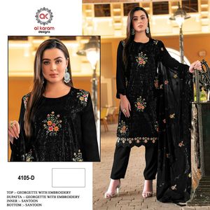 Çok iplik ve dizi nakış dikiş işi Salwar Kameez ile etnik pakistan kızlar takım ağır Georgette