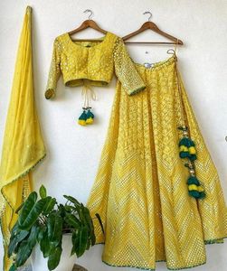 Wedding Special Lehengha <strong>Choli</strong> With Dupata by Fabzone - Product Image 6