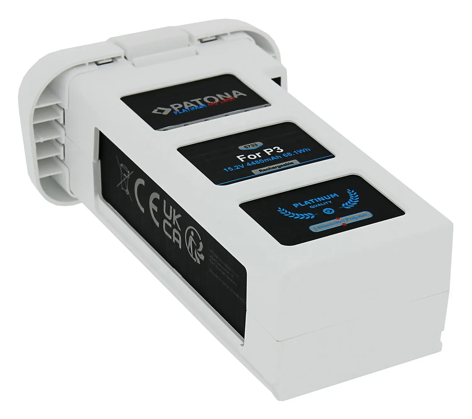 PATONAプラチナバッテリーファントム3 CP.PT.000397 DJP3BDC PH3-4480 PHA-3 4480mAh 68.10Wh 15.2V