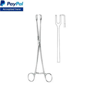Sigal Medco Teale Vulsellum Forceps Gebogen Zijwaarts 3X4 Tanden Staal-Gegeven Gynaecologie Instrumenten - Product Image 3